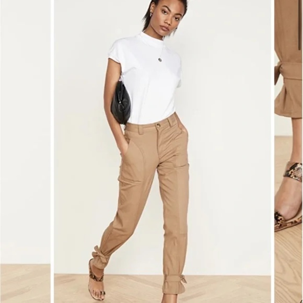 Elegant TRAVE Tan Cropped Pants for Women